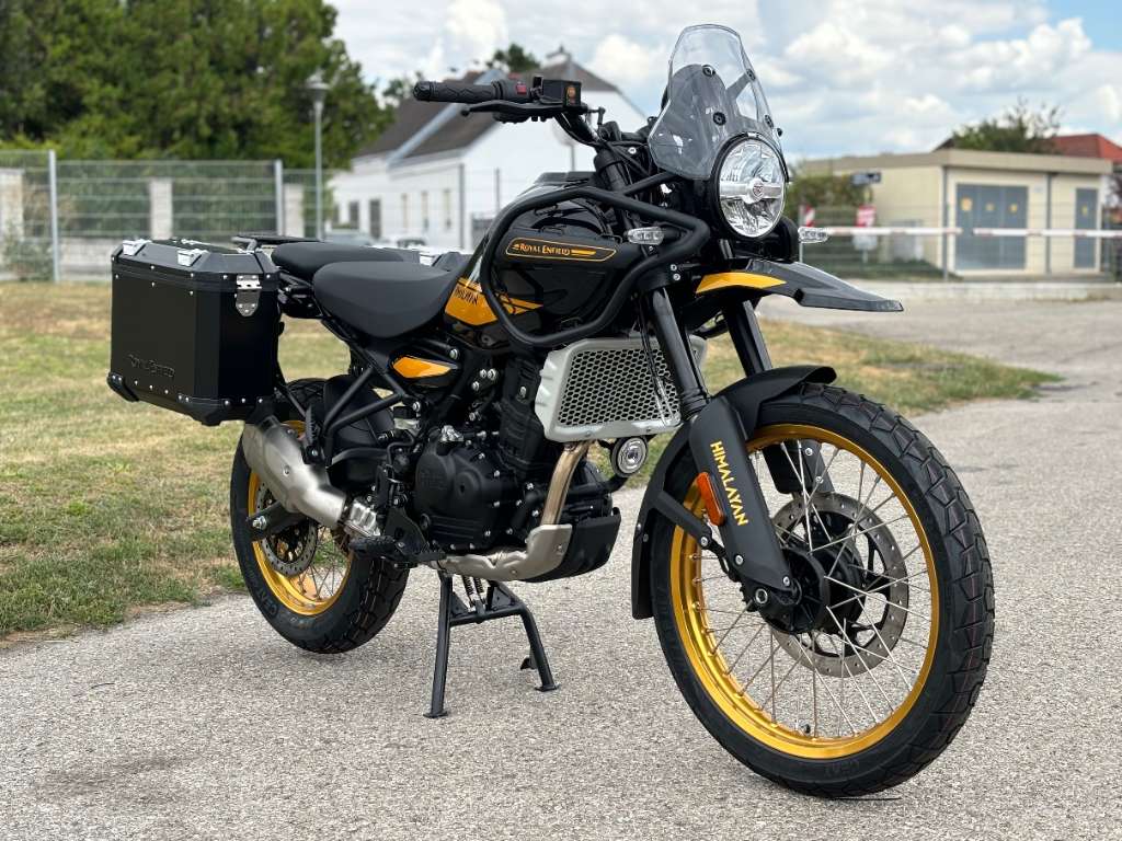 Royal Enfield Himalayan inkl. Alu-Seitenkoffer Enduro