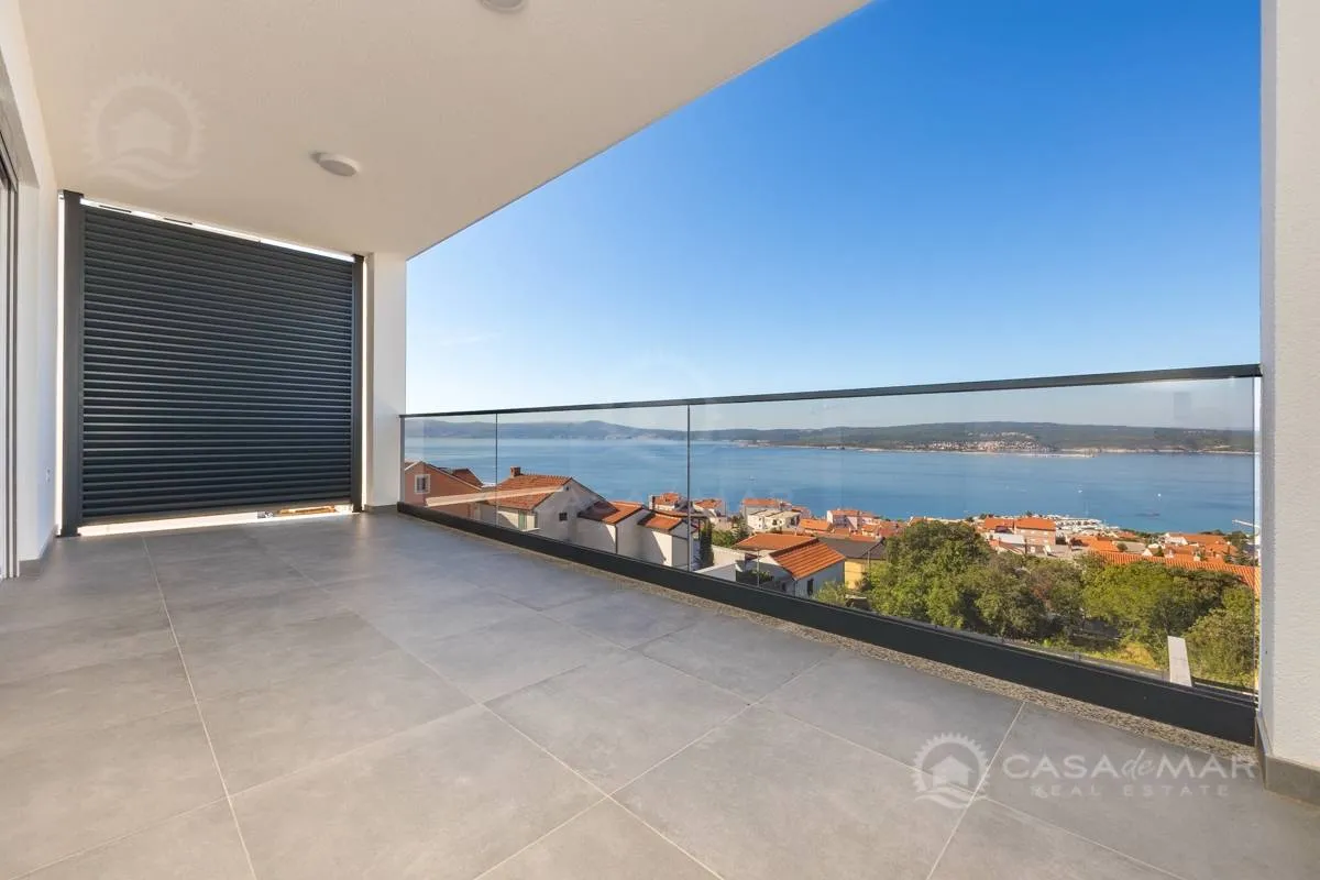 EINZIGARTIGE GELEGENHEIT! MODERNE WOHNUNG MIT PANORAMABLICK IN CRIKVENICA! - Ansicht 2