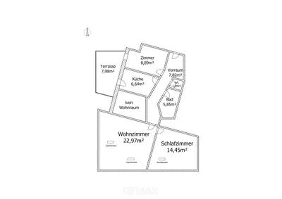 3-Zimmer-Wohnung kaufen in Leoben – 67,6 m², € 85.000 – Bild 16 von 21