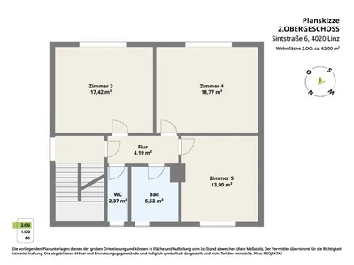 6-Zimmer-Haus mieten in Linz – 141 m², € 2.130 – Bild 33 von 33