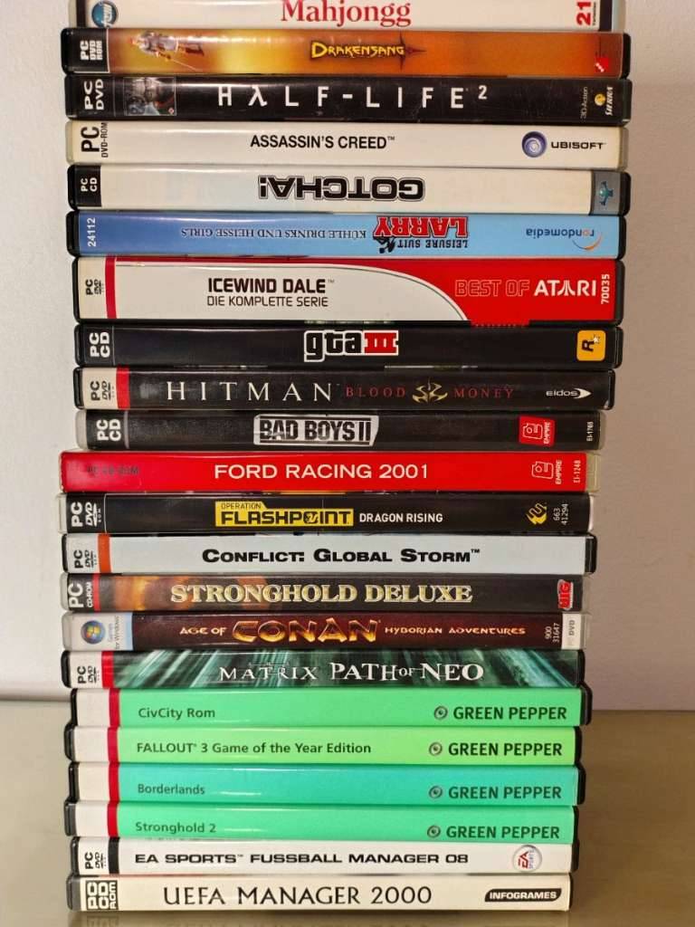 PC-Spiele Set - diverse Klassiker ohne Serial-Key/ je.3-8€/ oder Angebot./#03