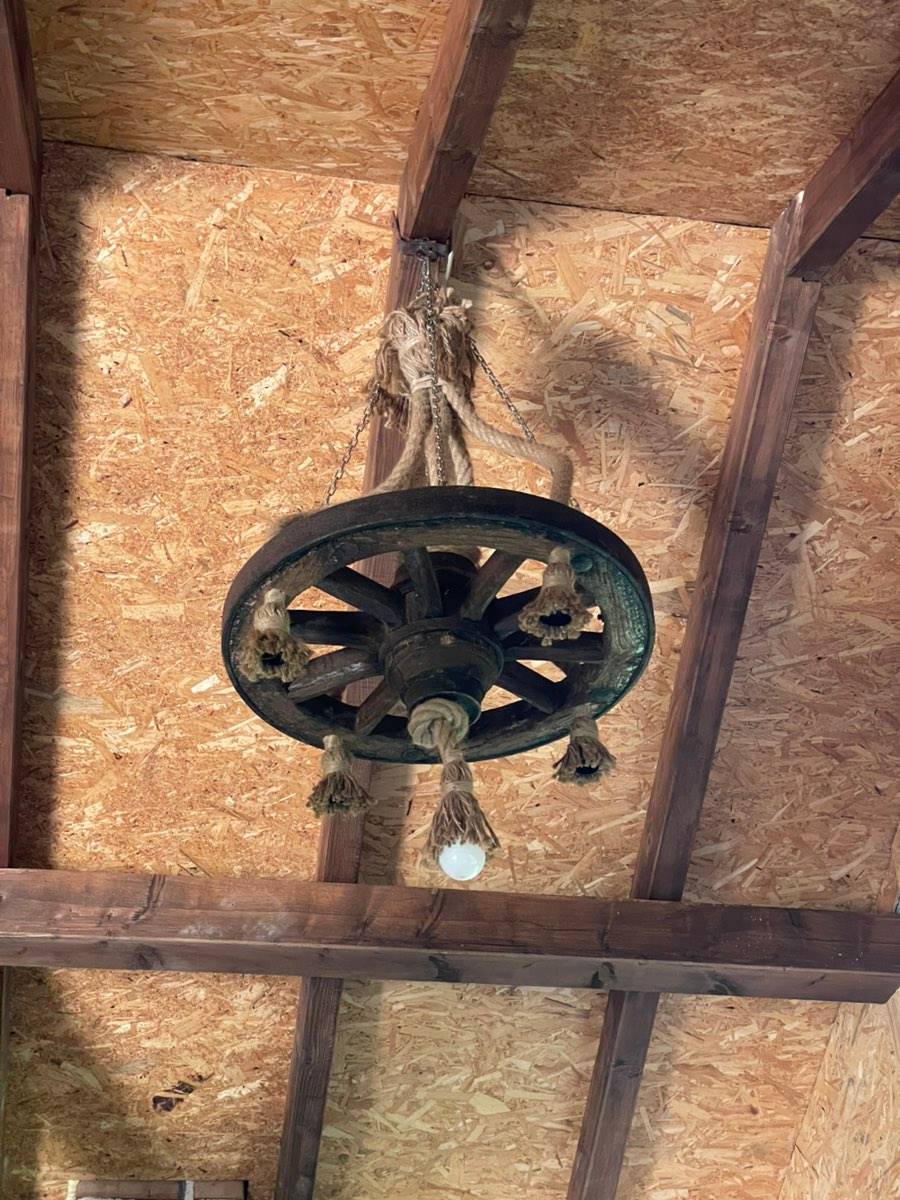 Rustikale Deckenlampe