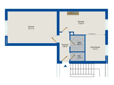 2-Zimmer-Wohnung kaufen in Wien – 49 m², € 135.000 – Bild 11 von 11