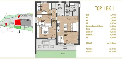 4-Zimmer-Wohnung kaufen in Graz-Umgebung – 93 m², € 399.650 – Bild 26 von 35