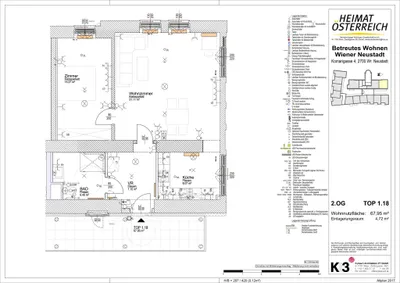 2-Zimmer-Wohnung mieten in Wiener Neustadt – 67,94 m², € 931 – Bild 15 von 17