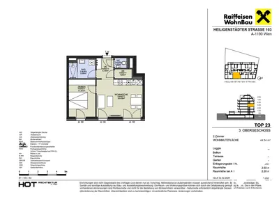 2-Zimmer-Wohnung kaufen in Wien – 44,59 m², € 361.800 – Bild 9 von 9