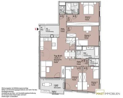 5-Zimmer-Wohnung kaufen in Wien – 126,85 m², € 1.255.000 – Bild 18 von 19