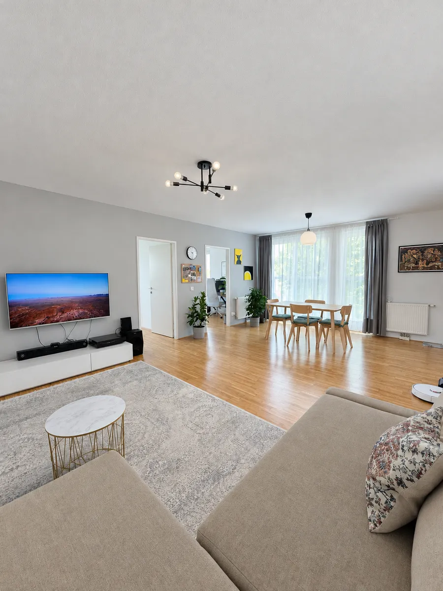 3-комнатная квартира с балконом, 77 м², Веринг, Веринг