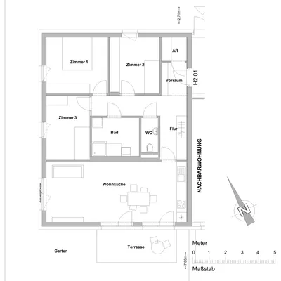 4-Zimmer-Wohnung mieten in Deutschlandsberg – 89,78 m², € 991 – Bild 2 von 3