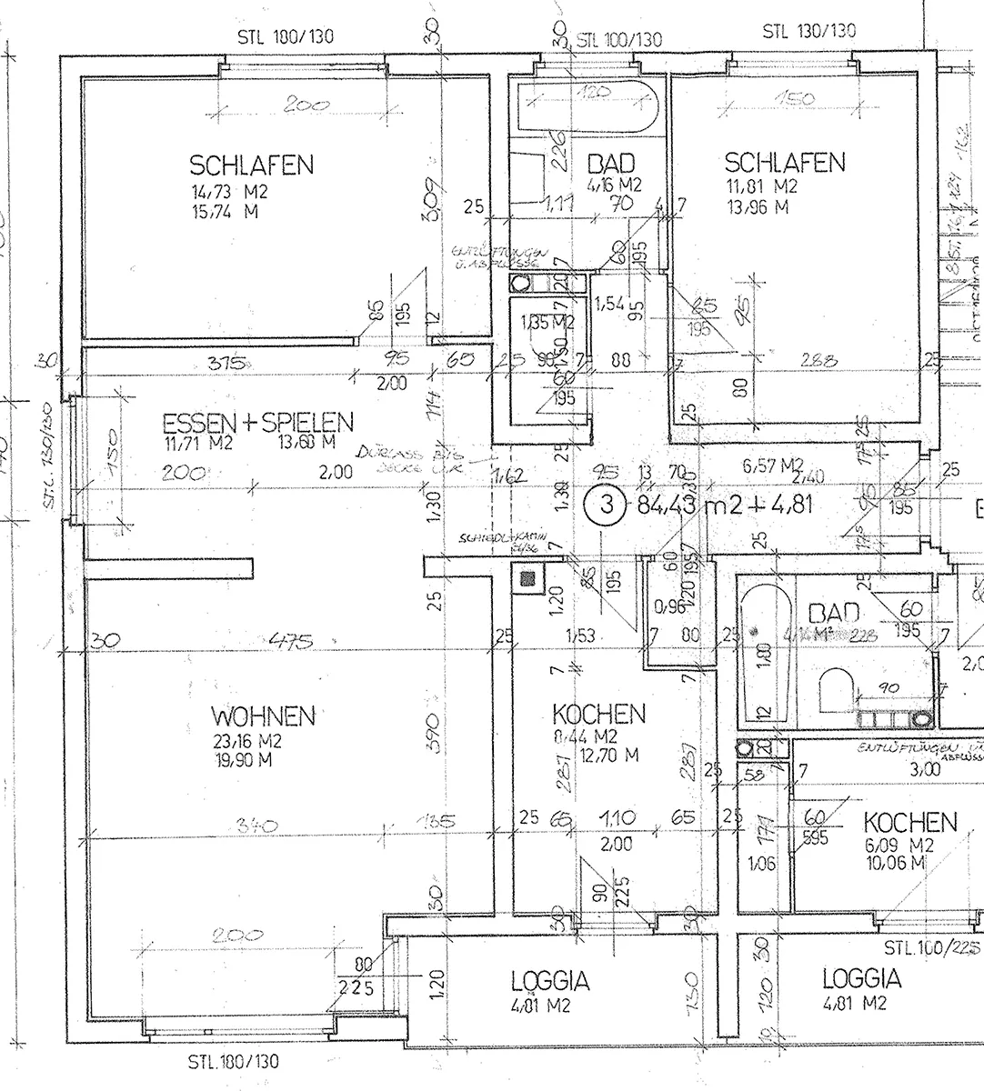 Schöne 3-Zimmer-Wohnung mit Loggia in St. Barbara im Mürztal! Kurzfristig verfügbar! - Ansicht 3