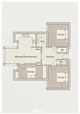 4-Zimmer-Wohnung kaufen in Innsbruck – 87,73 m², € 458.000 – Bild 5 von 5