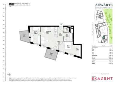3-Zimmer-Wohnung mieten in Wien – 59,72 m², € 1.720 – Bild 8 von 8