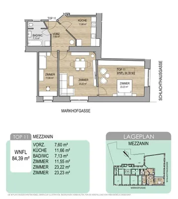 3-Zimmer-Wohnung kaufen in Wien – 84,39 m², € 375.000 – Bild 15 von 15
