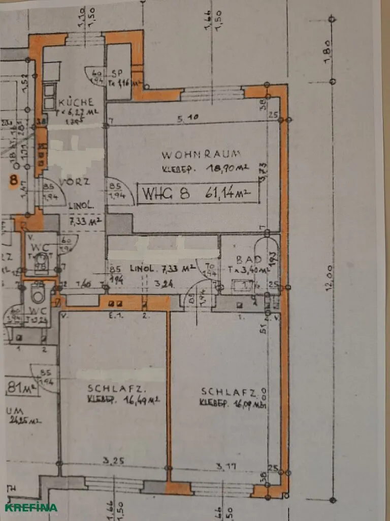 Jheringgasse : Helle 2-Zimmerwohnung nahe dem Auer Welsbach Park - Freie Mietzinsbildung - Vermietet bis 31.03.2029 - Ansicht 2