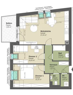 3-Zimmer-Wohnung kaufen in Tulln – 67,03 m², € 320.000 – Bild 16 von 17