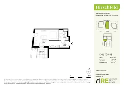 1-Zimmer-Wohnung mieten in Wien – 32,61 m², € 699 – Bild 14 von 14