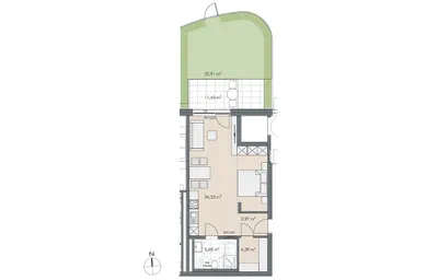 1-Zimmer-Wohnung kaufen in Schwaz – 48,28 m², € 339.400 – Bild 7 von 7