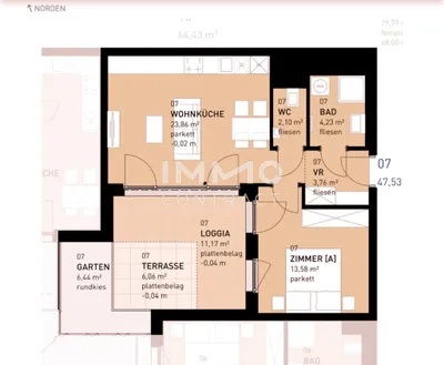 2-Zimmer-Wohnung kaufen in Wien – 47,53 m², € 279.500 – Bild 14 von 14