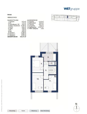 4-Zimmer-Haus mieten in Neunkirchen – 107,31 m², € 1.121 – Bild 3 von 5