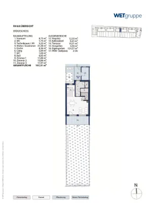 4-Zimmer-Haus mieten in Neunkirchen – 107,31 m², € 1.121 – Bild 4 von 5