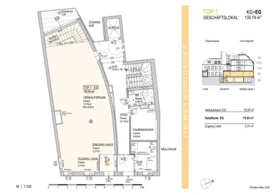 Gewerbeimmobilie mieten in Wien – 131 m², € 4.033 – Bild 20 von 21
