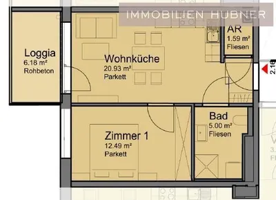 2-Zimmer-Wohnung mieten in Wiener Neustadt – 46 m², € 695 – Bild 8 von 13