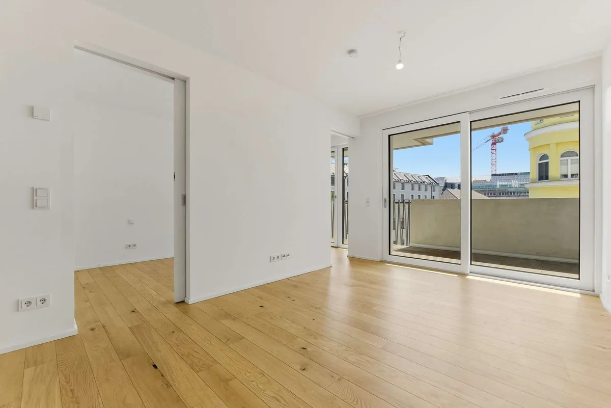 2-Zimmer-Neubauwohnung mit Loggia im 5. Obergeschoss in 1050 Wien - Ansicht 2