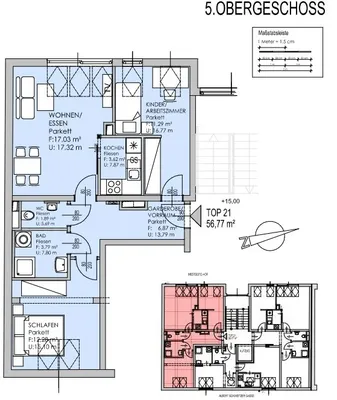 3-Zimmer-Wohnung mieten in Graz – 56,77 m², € 723 – Bild 4 von 5