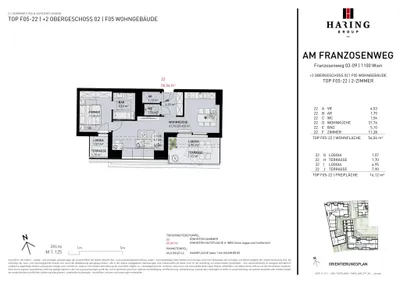 2-Zimmer-Wohnung kaufen in Wien – 56,04 m², € 435.500 – Bild 10 von 10