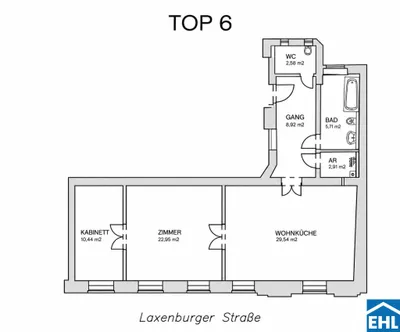 3-Zimmer-Wohnung mieten in Wien – 83,12 m², € 1.050 – Bild 12 von 12