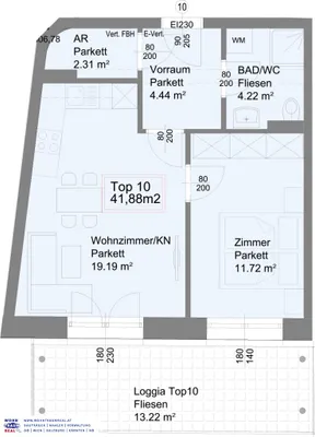 2-Zimmer-Wohnung mieten in Steyr – 41,88 m², € 693 – Bild 11 von 11