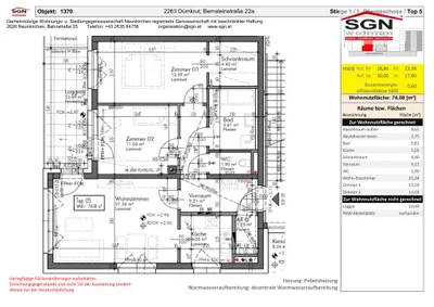 3-Zimmer-Wohnung mieten in Gänserndorf – 74,08 m², € 1.034 – Bild 19 von 19