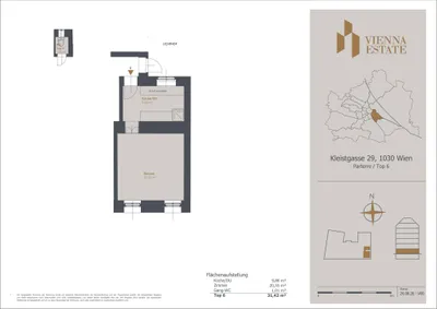 1-Zimmer-Wohnung kaufen in Wien – 31,42 m², € 119.000 – Bild 8 von 8