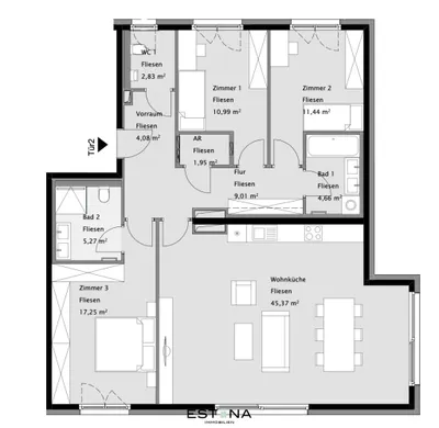 4-Zimmer-Wohnung kaufen in Wien – 112,83 m², € 890.000 – Bild 18 von 19