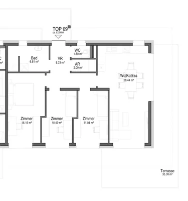 4-Zimmer-Wohnung kaufen in Graz – 82 m², € 675.000 – Bild 4 von 4