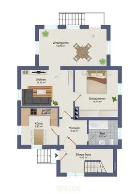 4-Zimmer-Haus mieten in Deutschlandsberg – 104,1 m², € 1.050 – Bild 22 von 23