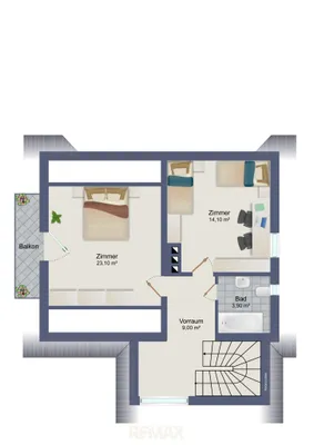 4-Zimmer-Haus mieten in Deutschlandsberg – 104,1 m², € 1.050 – Bild 23 von 23