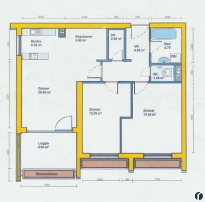 3-Zimmer-Wohnung mieten in Tulln – 76,07 m², € 895 – Bild 10 von 11