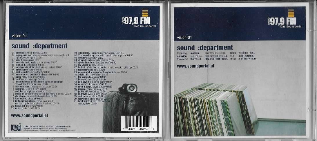 Soundportal Sounddepartment Vision 01 2 CD Machine Head Wannadies Such A Surge
