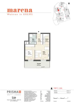 2-Zimmer-Wohnung kaufen in Krems an der Donau – 45,38 m², € 296.700 – Bild 20 von 20
