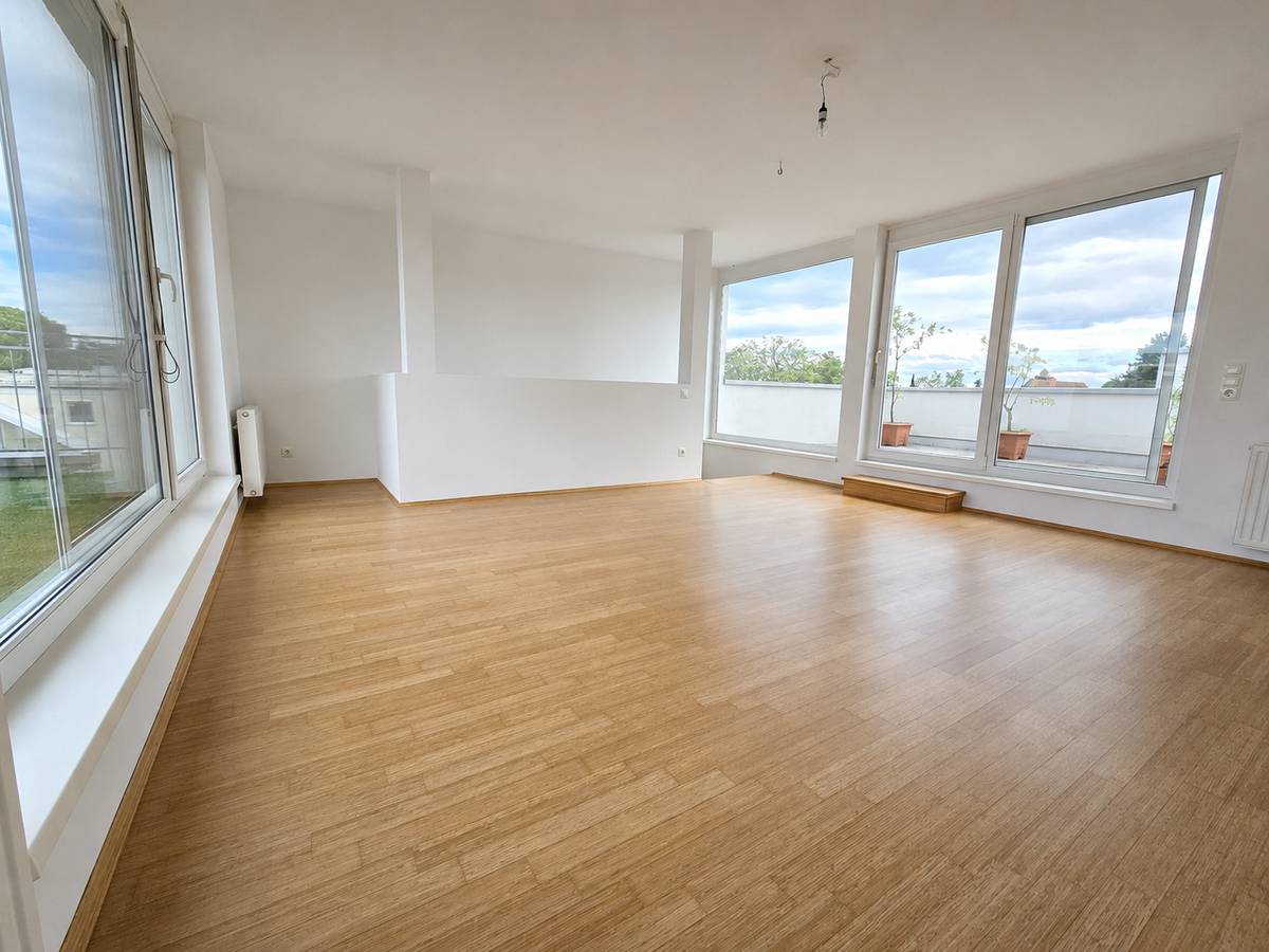 * * * EINE WOHNUNG ZUM VERLIEBEN (!)... LICHTDURCHFLUTETE DACHTERRASSEN-MAISONETTE... 10 RADMIN. zur TU-INFFELDGASSE * * * - Ansicht 3