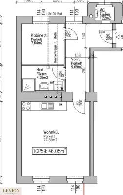 2-Zimmer-Wohnung kaufen in Wien – 46,05 m², € 289.000 – Bild 15 von 15