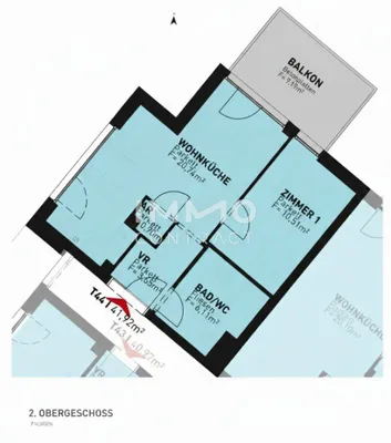 2-Zimmer-Wohnung kaufen in Wien – 41,92 m², € 337.500 – Bild 13 von 13