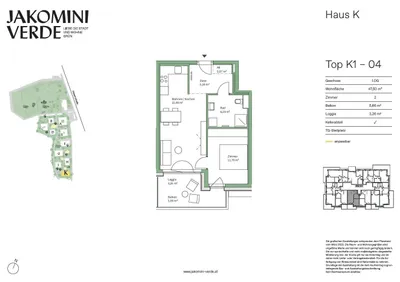 2-Zimmer-Wohnung kaufen in Graz – 47,5 m², € 245.000 – Bild 10 von 10