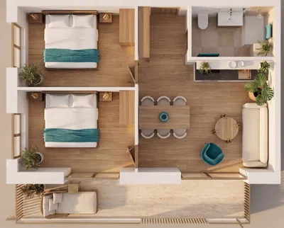 3-Zimmer-Wohnung kaufen in Klagenfurt Land – 57,85 m², € 547.509 – Bild 8 von 8