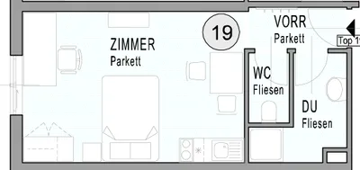 1-Zimmer-Wohnung mieten in Graz – 27,71 m², € 460 – Bild 6 von 6