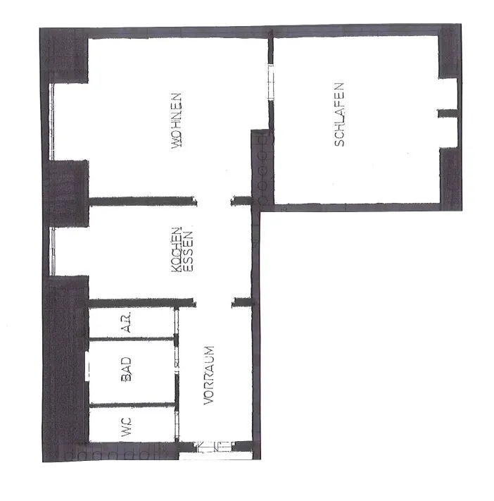 Klimatisierte 2-Zimmer-Wohnung in der Nähe des Grazer Stadtpark zu mieten! - Ansicht 3