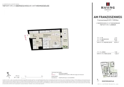 1-Zimmer-Wohnung kaufen in Wien – 30,09 m², € 247.500 – Bild 10 von 10