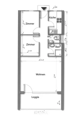 3-Zimmer-Wohnung mieten in Gmunden – 50 m², € 650 – Bild 12 von 12