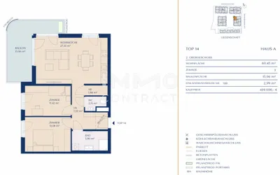 3-Zimmer-Wohnung kaufen in Wien – 69,45 m², € 439.000 – Bild 9 von 9